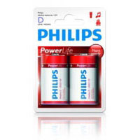 Philips LR20P2B D alcalina Bater�a (LR20P2B/10)